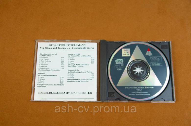 Музичний диск CD. Telemann - фото фото фото 3