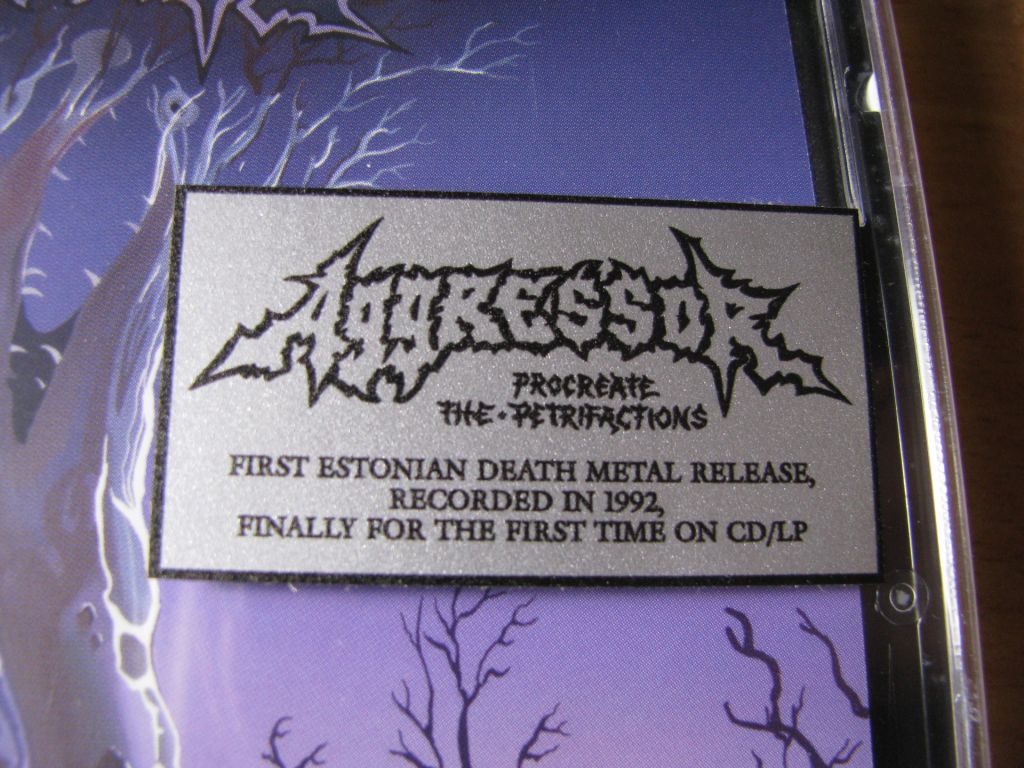 AGGRESSOR - Procreate The Petrifactions    (2012 Roundsound 1st press) - фото фото фото 2