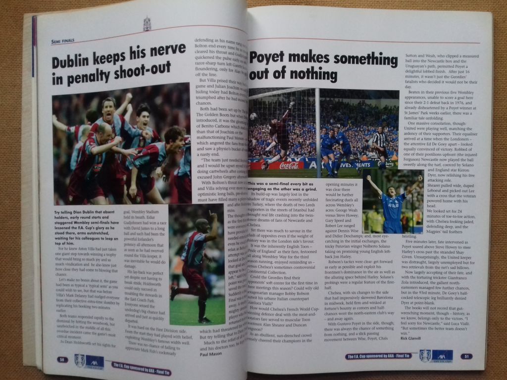 FA Cup. Aston Villa v Chelsea. Official Matchday programme. Журнал. Футбол. - фото фото фото 3