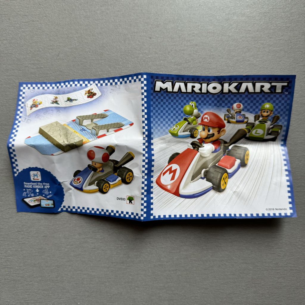 Комплект фігурок із Maxi Kinder - Mario Kart - Toad  (END08) - фото фото фото 5