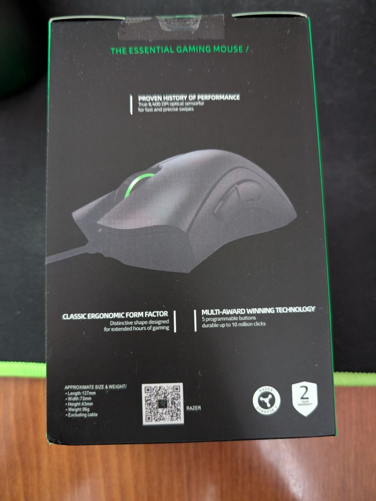 Мишка Razer Deathadder Essential Gaming Mouse Ігрова 6400dpi - фото фото фото 1