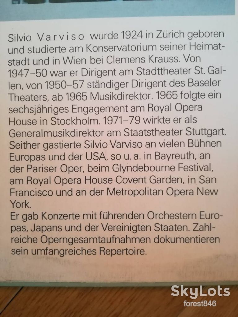 Opernvorspiele und Intermezzi-Staatskapelle Dresden-Silvio Varviso   (2)-M-ГДР - фото фото фото 4