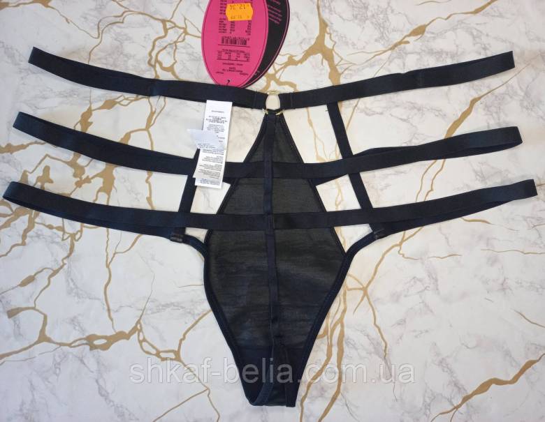 Трусики стринги кожаные 54 XL р Hunkemoller - фото фото фото 4