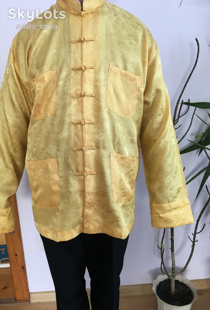 Китайская  национальная рубашка.SIlK. из Англлии. - фото фото фото 2