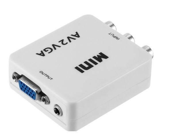 AV2VGA видео конвертер AV-RCA-CVBS к VGA с 3,5 мм аудио - фото фото фото 2