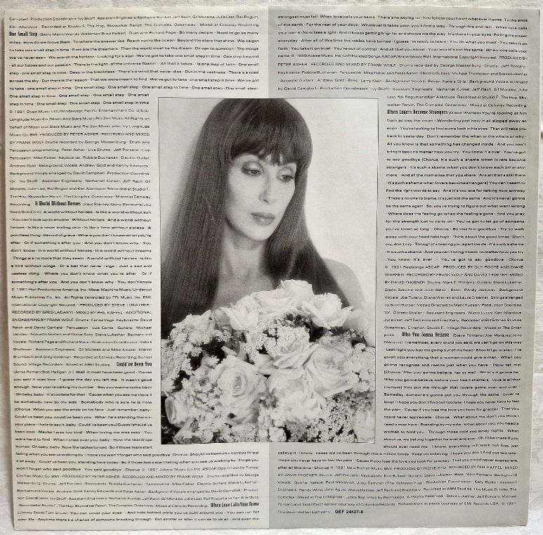 Cher - Love Hurts - 1991.    (LP). 12. Vinyl. Пластинка. UK &amp; Europe. - фото фото фото 3