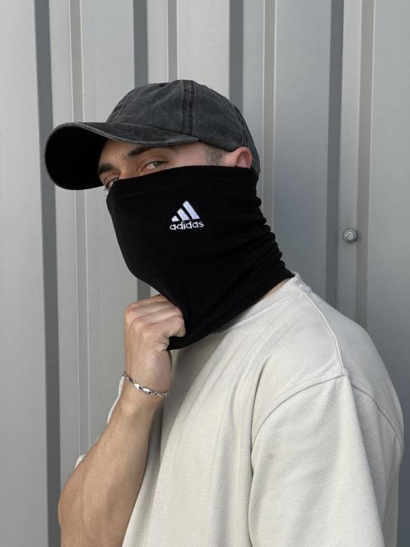 Баф флисовый черный Adidas - фото фото фото 1