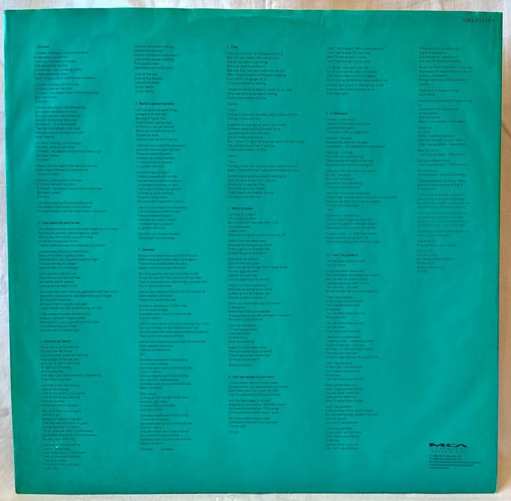 Kim Wilde - Love Moves - 1990.  (LP). 12. Vinyl. Пластинка. Germany - фото фото фото 4