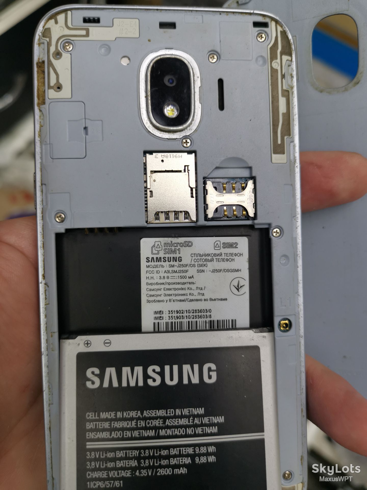 #485 Sklad Samsung J250 Blue - фото фото фото 2