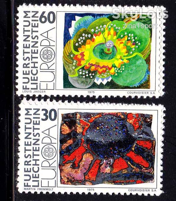ZM Лихтенштейн 1975 г  **  СЕРТ - искусство - фото фото фото 0