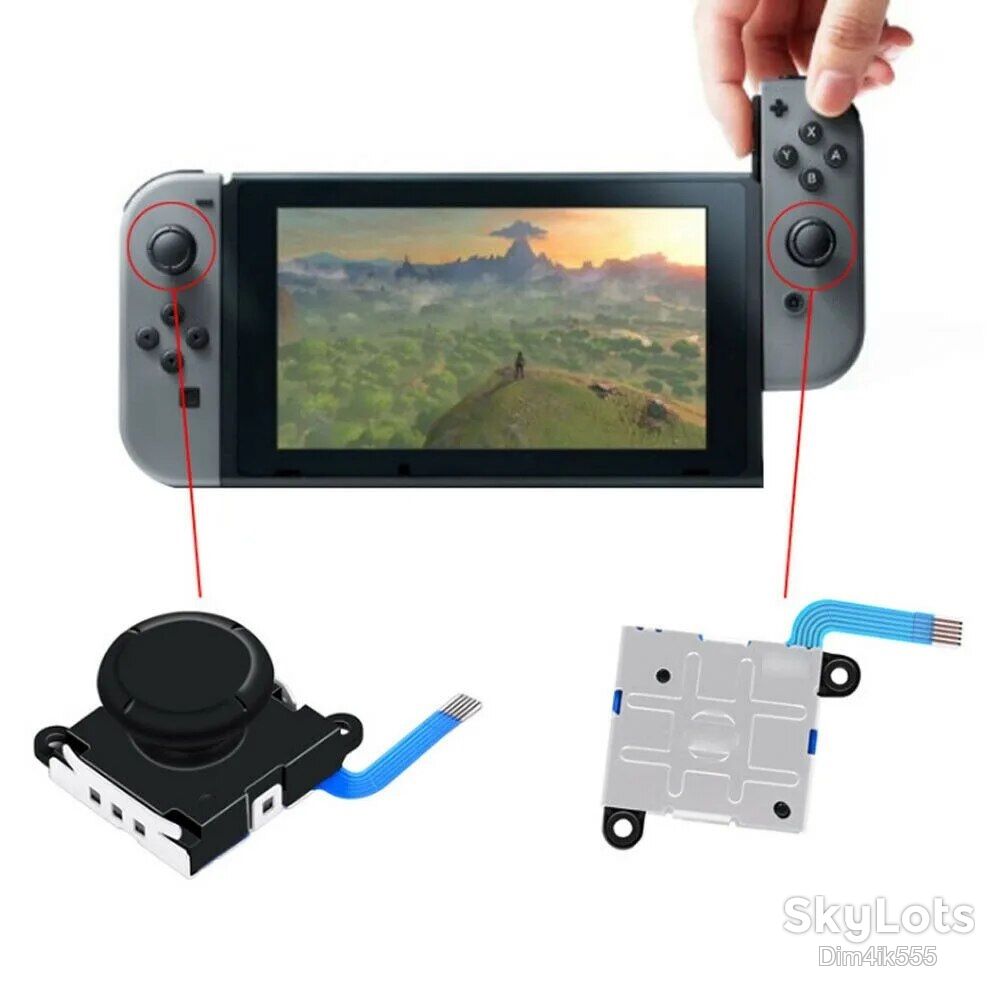 Joy-Con 3D аналоговый джойстик для Nintendo Switch Оригинал 1шт - фото фото фото 5