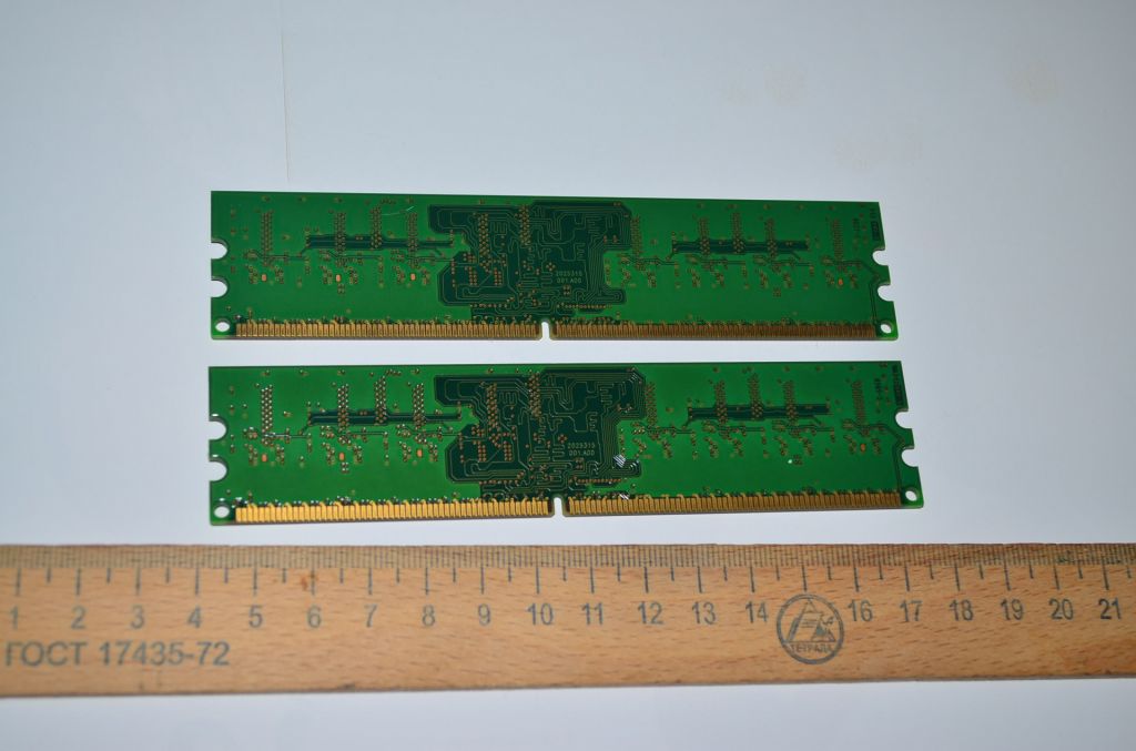 2Gb     (2x1Gb) DDR2 800MHz PC2-6400 Intel/AMD  Б/У - фото фото фото 1
