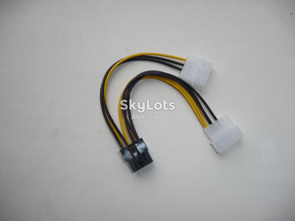 Переходник питания 2 molex - pci 8 pin для видеокарт - фото фото фото 4