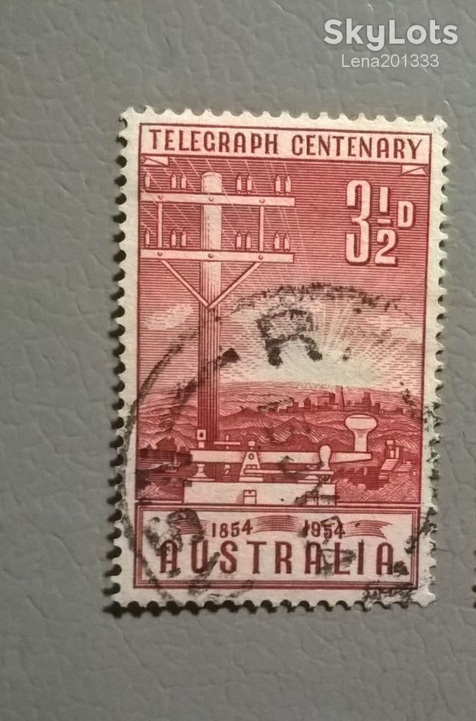 Австралия Связь Телеграф 1954 - фото фото фото 0