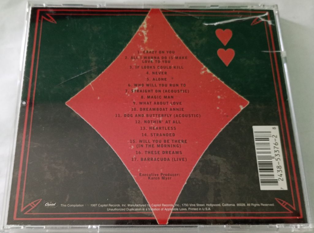 HEART These Dreams - Heart's Greatest Hits CD US - фото фото фото 2