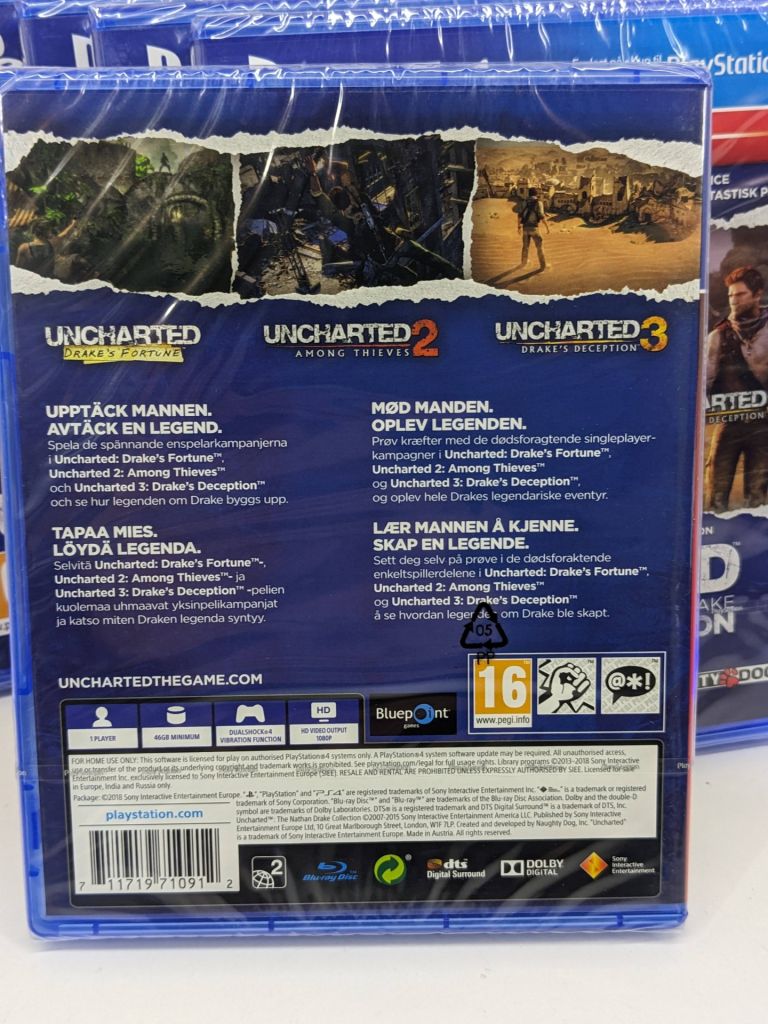 3в1 Uncharted: The Nathan Drake Collection PS4 колекція Playstation 4 диск - фото фото фото 5