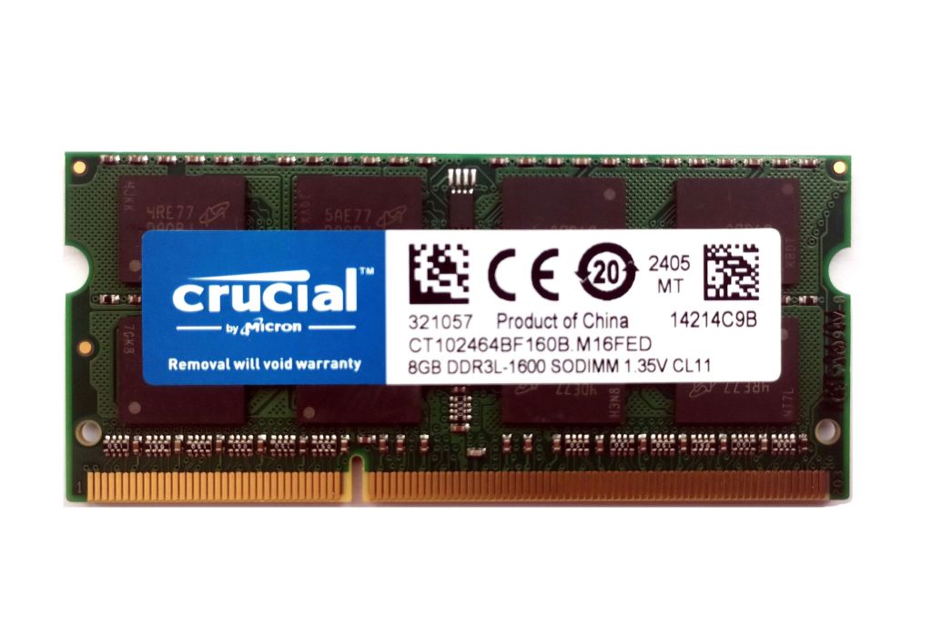 Оперативная память Crucial SODIMM DDR3L 8Gb 1600MHz PC3L-12800 1.35v    (CT102464BF160B.M16FED) - фото фото фото 0