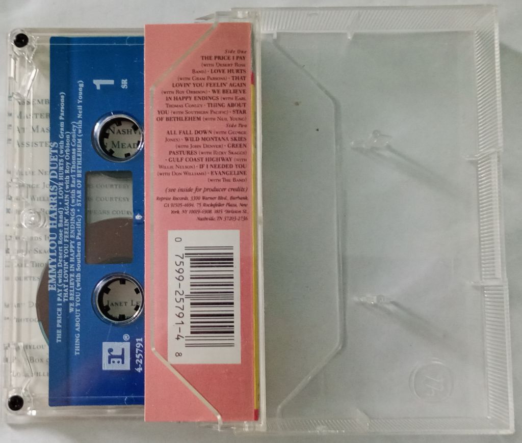 EMMYLOU HARRIS Duets. Cassette US - фото фото фото 1