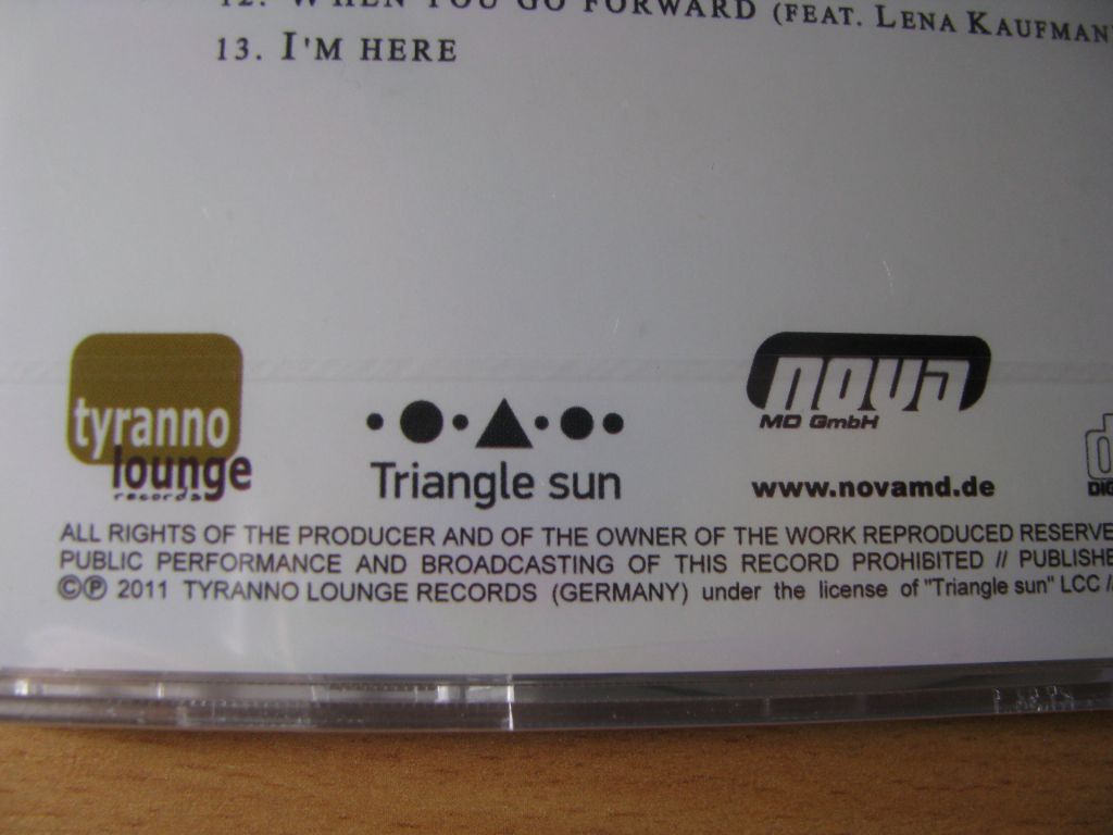 TRIANGLE SUN - Iris   (2011 Tyranno Lounge, Germany) - фото фото фото 2