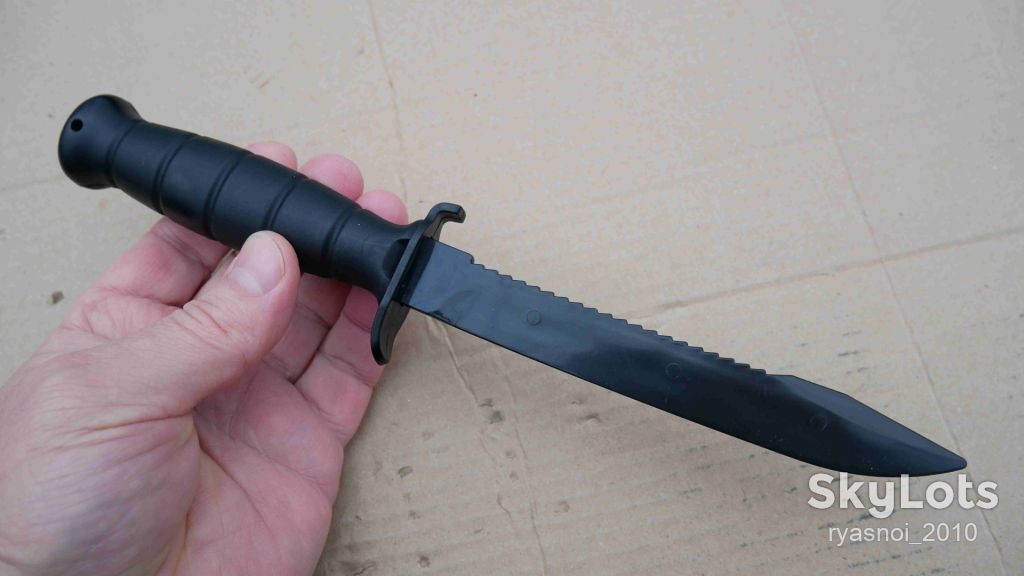 Фікс Zlang Zl-Tk-02-Bk, ABS, Training Model Knife, Tactical, EDC, Fixed - фото фото фото 5