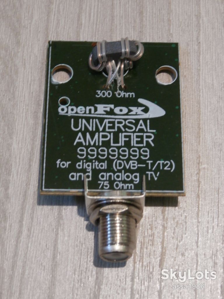 Антенний підсилювач Openfox F-9999999  3-12V 40dB для DVB-T2 - фото фото фото 0