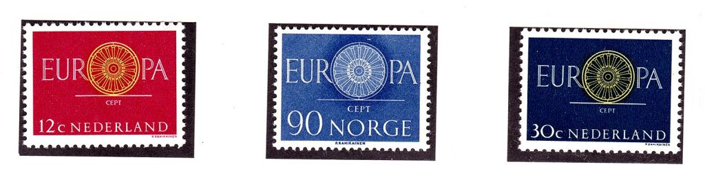 Нидерланды и Норвегия 1960  г MNH - EUROPA - фото фото фото 0