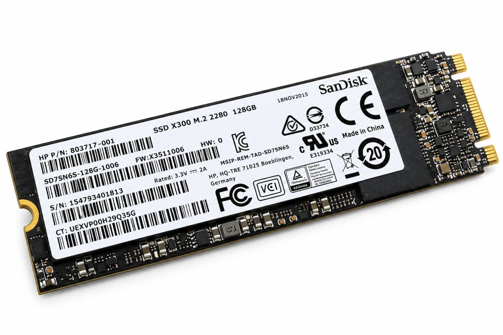 SSD диск M.2 SATA 128GB SanDisk X300 2280 - фото фото фото 0