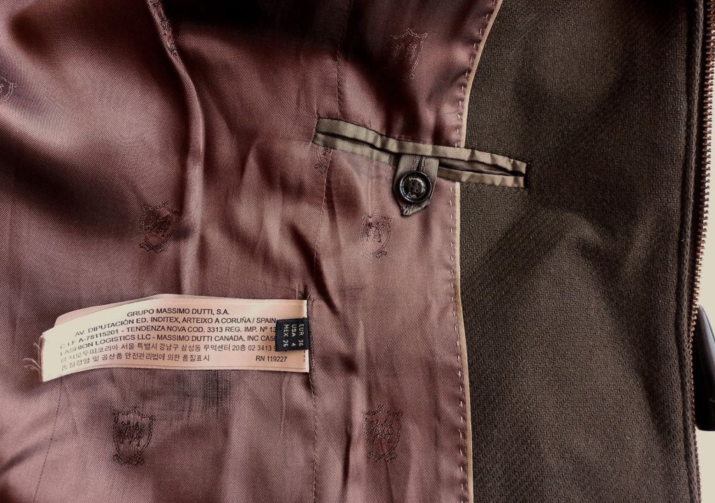 Пальто дафлкот вовна хутро Massimo Dutti XS - фото фото фото 6