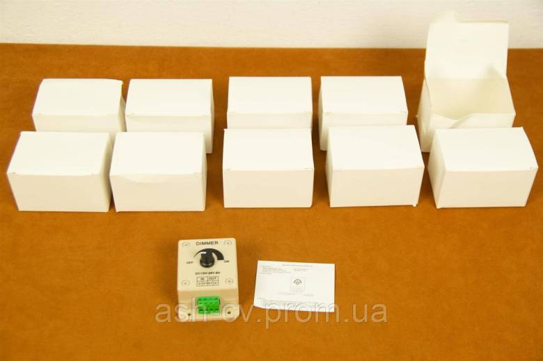 Діммер, Dimmer, для, LED, світлодіодних, стрічок, регулятор яскравості, 12V, 24V, 8A - фото фото фото 5
