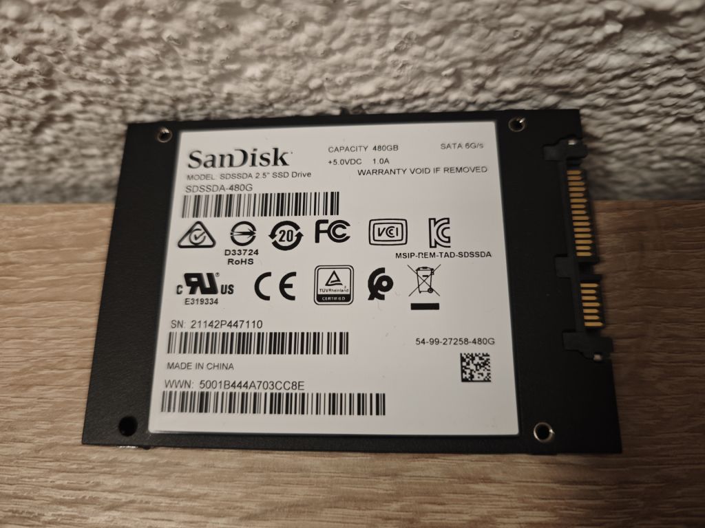 SSD Sandisk 480Gb - фото фото фото 1