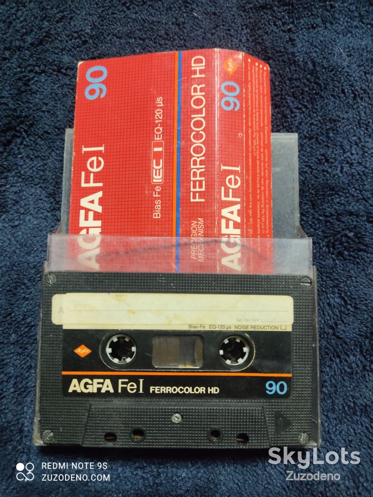 Б/У Аудио кассетa AGFA  FeI 90 - фото фото фото 2