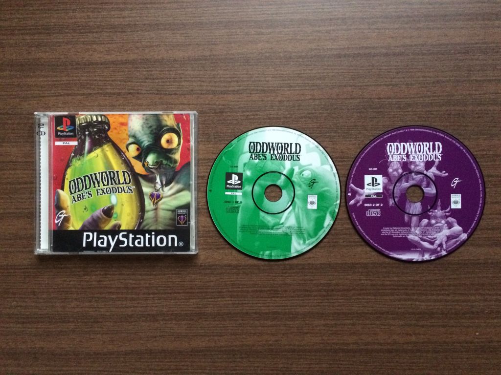 Игра на PS1 "Oddworld Abe's Exoddus"       (PAL) 2CD - фото фото фото 0