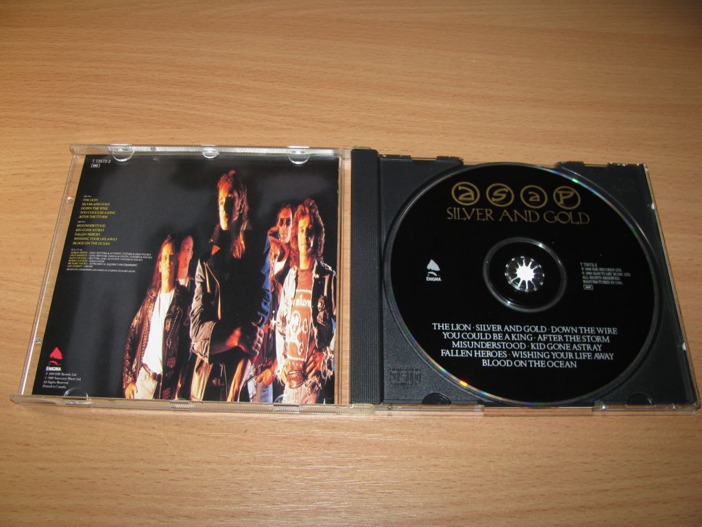 ASAP - Silver And Gold     (1989 Enigma 1st press,USA) Iron Maiden - фото фото фото 1