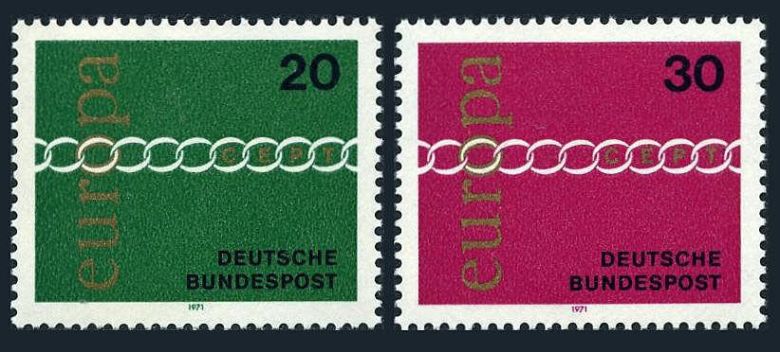 ФРГ  Европа СЕПТ 1971 - фото фото фото 0