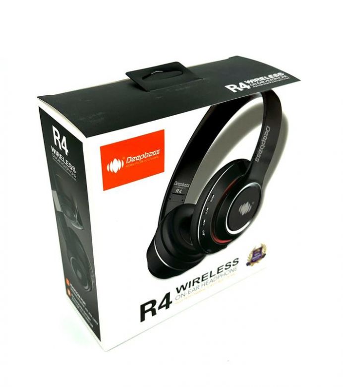 Навушники Bluetooth DEEPBASS R4 Чорні - фото фото фото 3