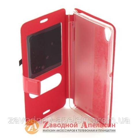 Чехол книга Sony Xperia M4 Smart Case red - фото фото фото 2