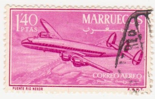 Испанские колонии    ( Северное Марокко) 1956 г. № 10 гашеная - фото фото фото 0