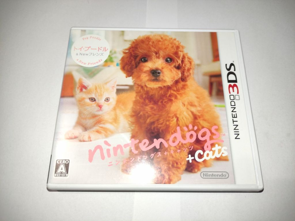 Nintendogs + Cats Toy Poodle &amp; New Friends Nintendo 3DS Японія б/в - фото фото фото 0