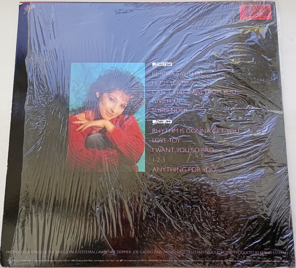 GLORIA ESTEFAN AND MIAMI SOUND MACHINE Let It Loose LP  EX-/EX - фото фото фото 1