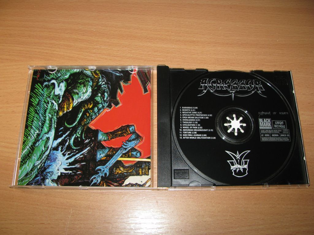 AGRESSOR - Symposium Of Rebirth    (1994 Black Mark 1st press,Canada) - фото фото фото 2