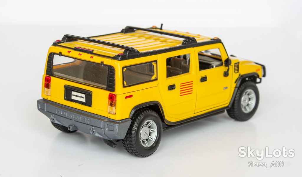 1:27 Hummer H2 2002-09 yellow, Maisto - фото фото фото 3