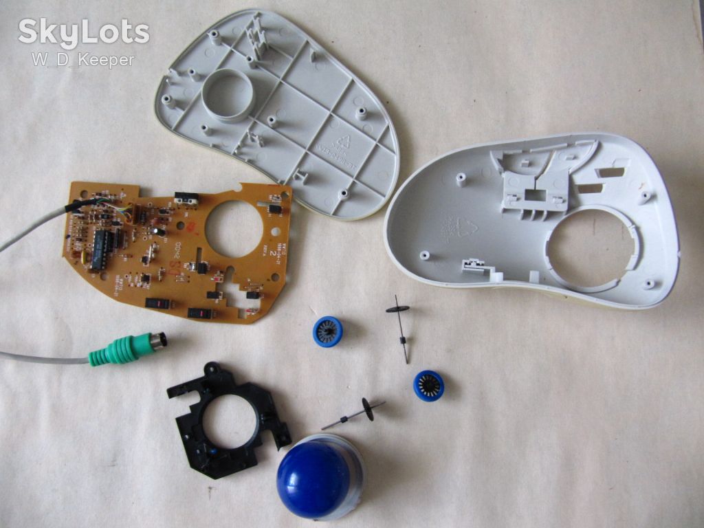 Трекбол A4Tech WWT-13 Scroll-4D Trackball ps/2 робочий 1998-2000роки - фото фото фото 4