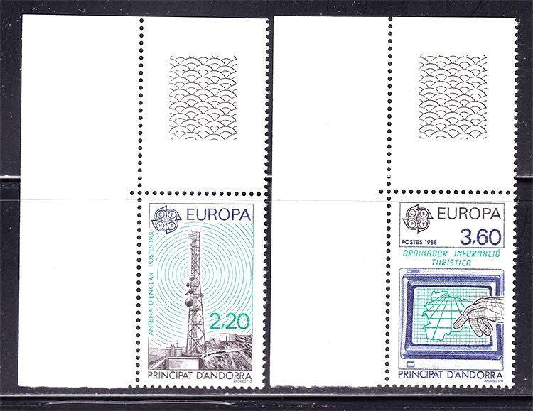 Андорра  SP  1988 г  MNH - EUROPA СЕРТ - - фото фото фото 0