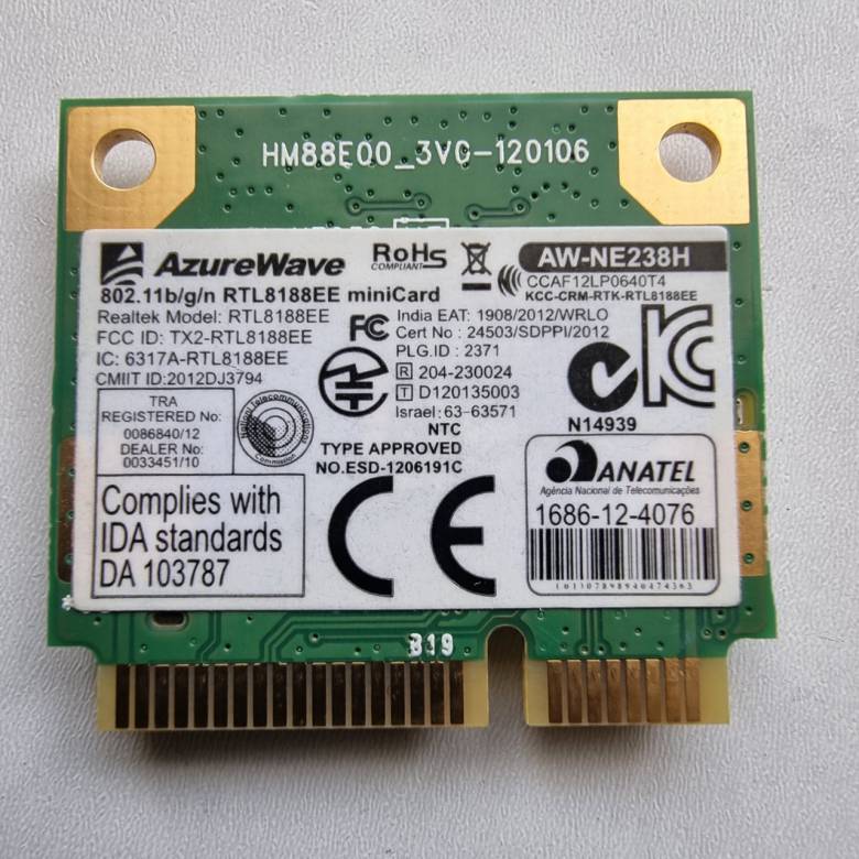 Адаптер Wi-Fi Realtek RTL8188EE для ноутбука Lenovo ideapad 100-15IBD б/в Оригінал - фото фото фото 1