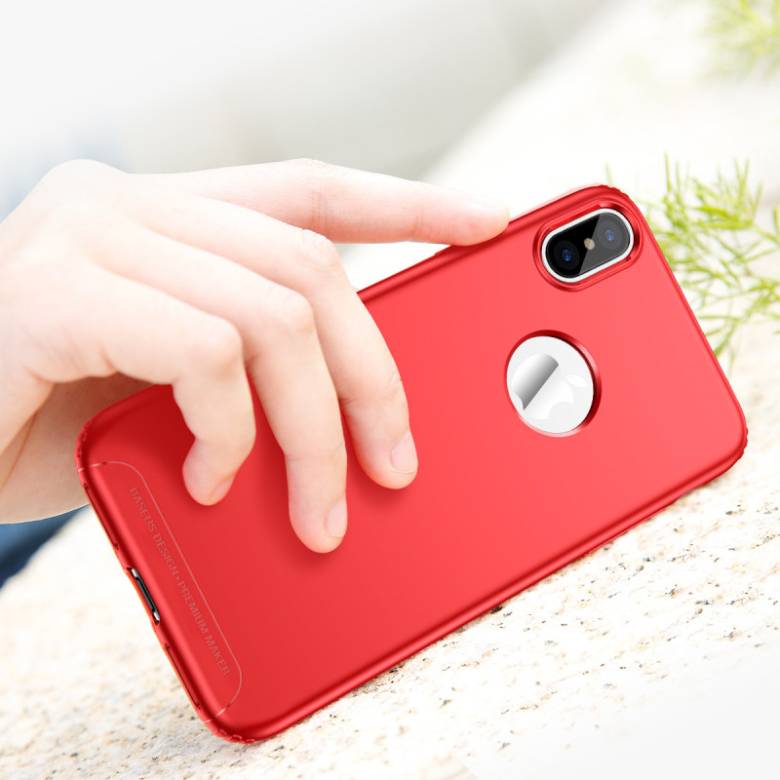 Чехол Baseus для iPhone X/Xs Soft Case Red (WIAPIPHX-SJ09) - фото фото фото 4