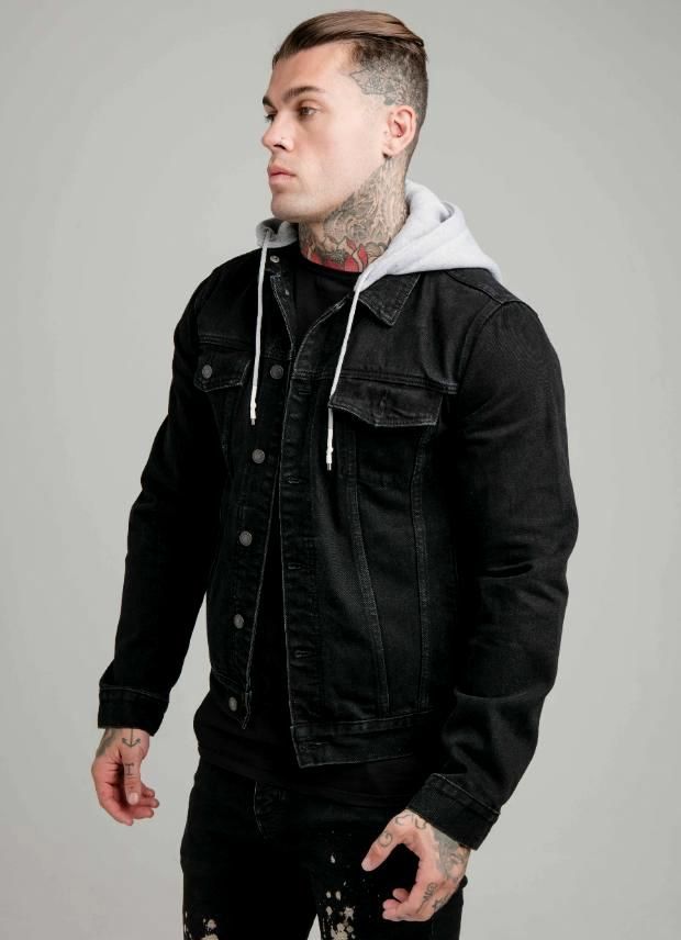 Куртка SIKSILK джинсова original XL сток WE8-4 - фото фото фото 3