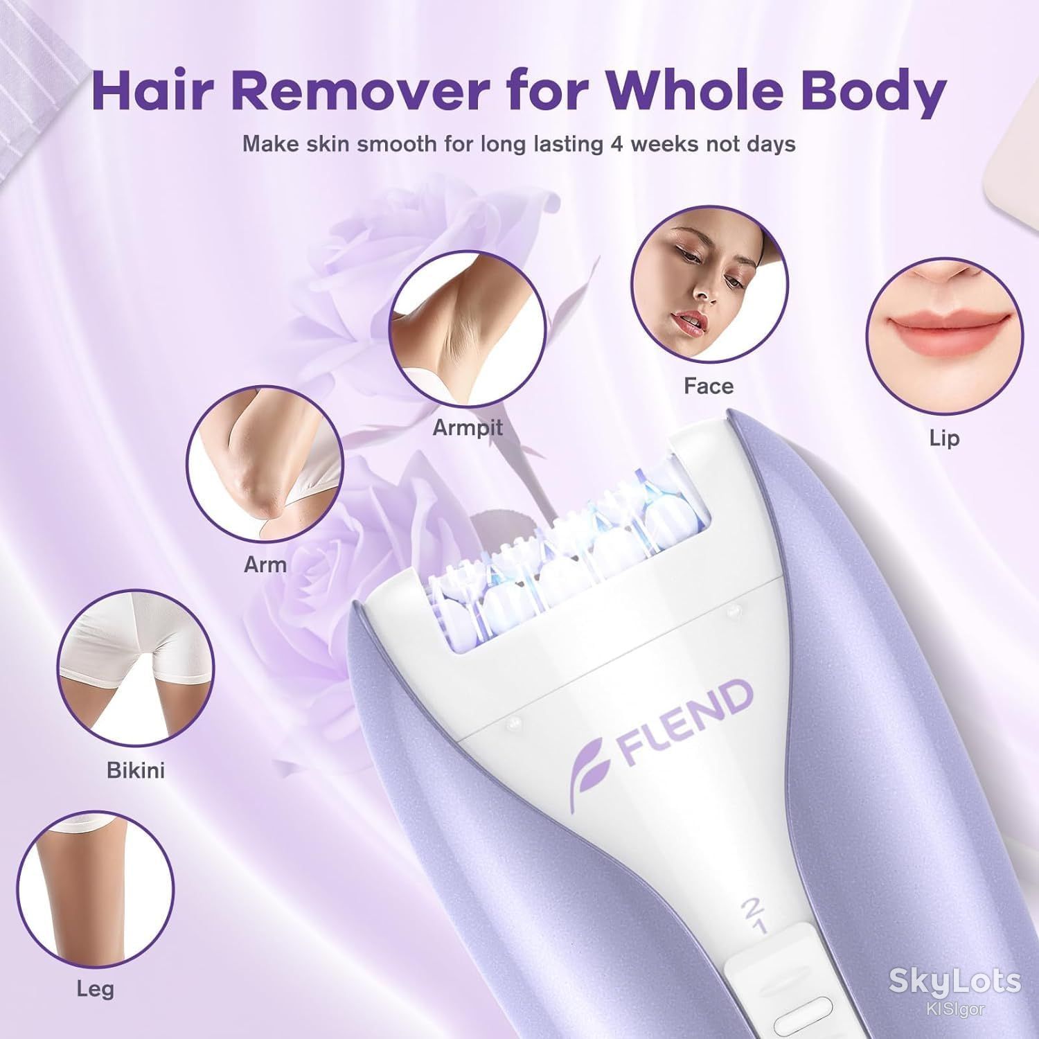 Епілятор Flend  (Flend Quiet Epilator / Silent Epilator) *81090 - фото фото фото 0