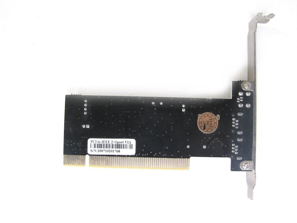 Контролер PCI to Firewire  (IEEE 1394) 2+1port VIA, б/у - фото фото фото 3