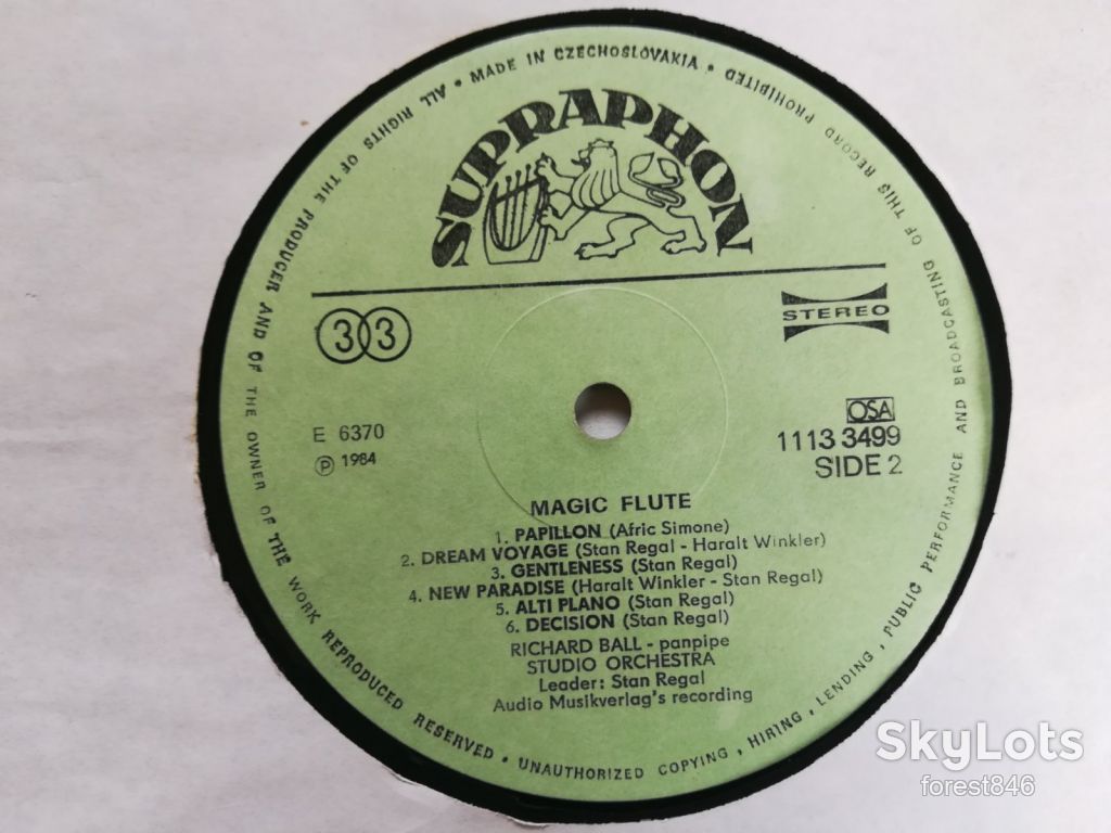 Magic flute-Richard Ball  (лам. конв.)-Ex.+-Чехословакия - фото фото фото 6