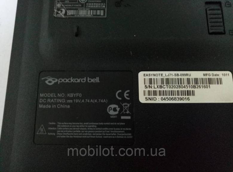 Корпус Packard bell LJ71 (NZ-14930) - фото фото фото 2